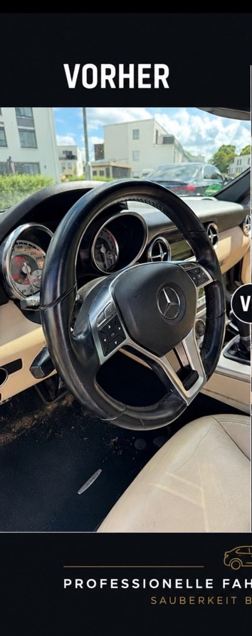 Cockpit vor der Reinigung
